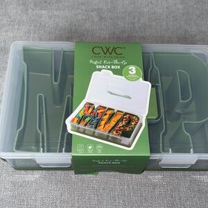 CWC Sports MVP Green Snack Box with Dividers